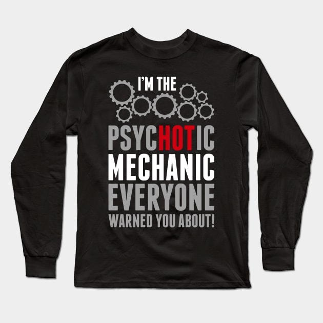 Hot Mechanic Long Sleeve T-Shirt by Hummingbird Apparel